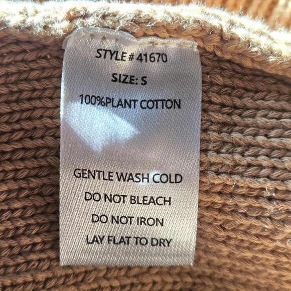 Grace & Gather Women’s Sweater Tank Camel S – Old Money, Cottagecore, Academia - Picture 6 of 10